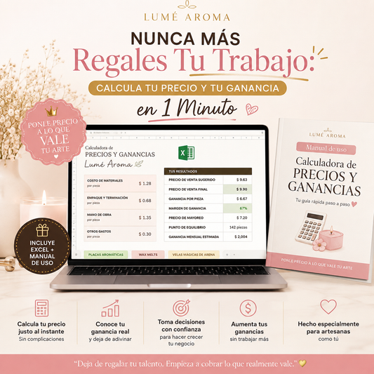 ✅ CALCULADORA DE PRECIOS - LUMÉ 🎁